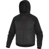 Casaco Moove Delta Plus acolchoado em poliamida ripstop com revestimento de PU Preto Vermelho