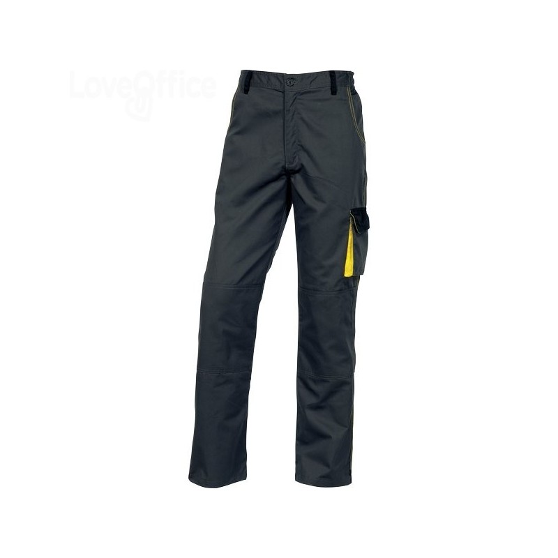 Calças De Trabalho DMACHPAN D-MACH Delta Plus Cinzento Amarelo