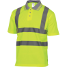 Polo Amarelo Manga Curta Delta Plus OffShore Alta Visibilidade