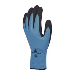 Luva Termica De Acrílico/Poliamida Palma Rev de Latex Espuma Azul-Preto THRYM VV736 Delta PLus