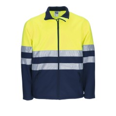 Casaco Softshell de Alta Visibilidade STORM Amarelo Azul