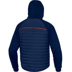 Casaco Moove Delta Plus acolchoado em poliamida ripstop com revestimento de PU Azul Laranja