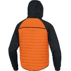 Casaco Moove Delta Plus acolchoado em poliamida ripstop com revestimento de PU Cinza Laranja