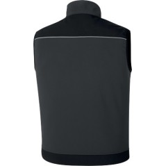 Colete Holen Delta Plus "Softshell" Poliéster / Elastano Cinza Preto