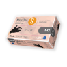 Caixa 100 luvas descartáveis de Nitrilo Preto 3.5Gr tamanho S