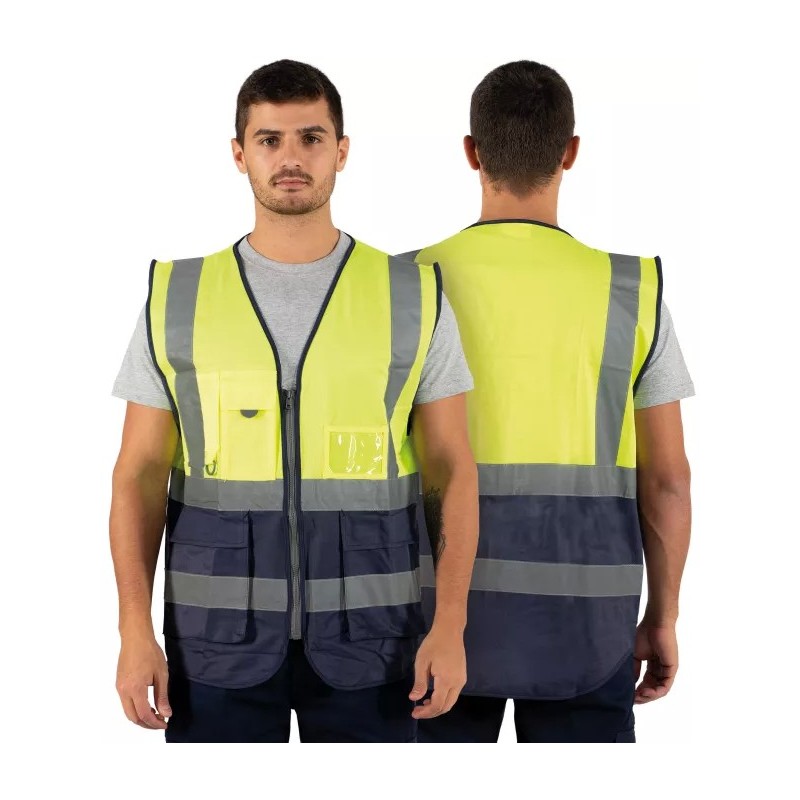 Colete Multibolsos Refletor CL-03