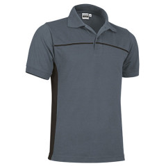 Polo de Trabalho Bicolor THUNDER Cinza