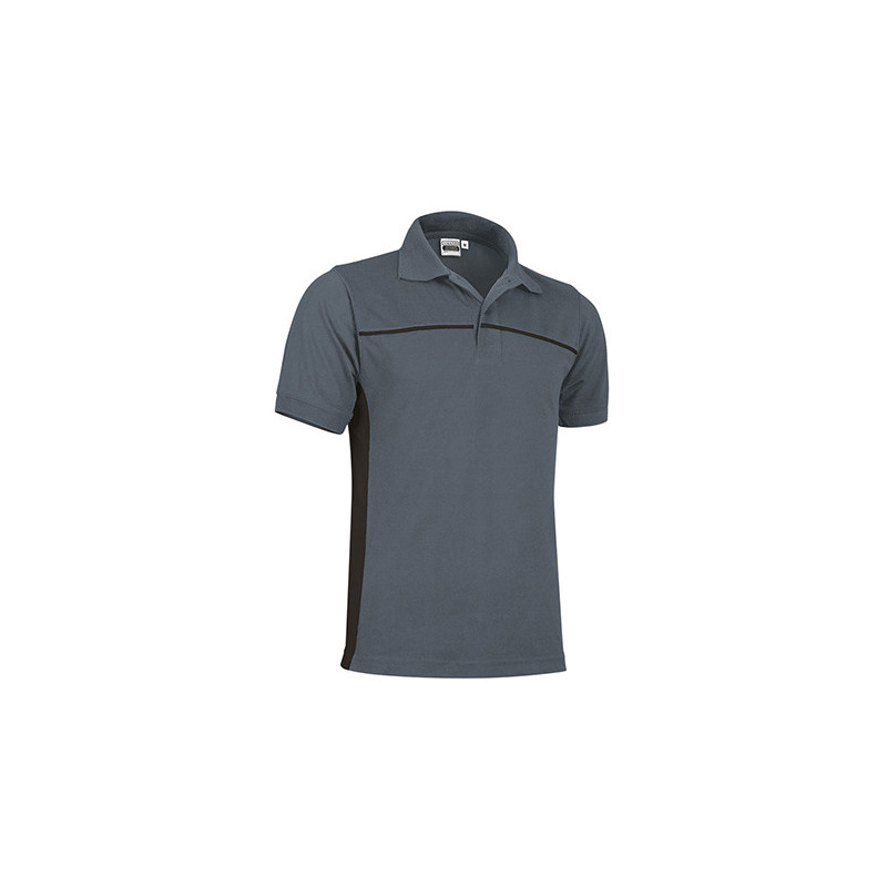 Polo de Trabalho Bicolor THUNDER Cinza