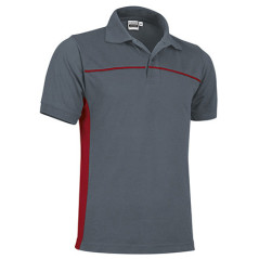 Polo de Trabalho Bicolor THUNDER Cinza