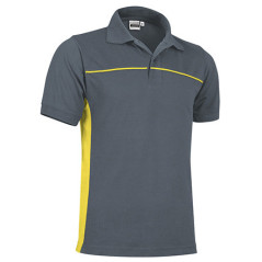 Polo de Trabalho Bicolor THUNDER Cinza