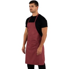 Avental de peito bolso frontal