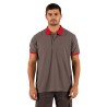 Polo Bicolor Cinza