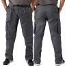 Calça Multi-bolsos Cinza