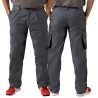 Calça Multi-bolsos Cinza