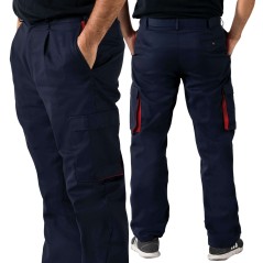 Calça Multi-bolsos Cinza