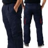 Calça Multi-bolsos Cinza