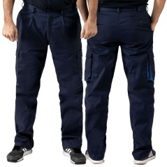 Calça Multi-bolsos Cinza