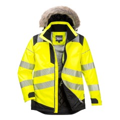 Casaco Parka de Inverno de Alta Visibilidade PW3 Amarelo