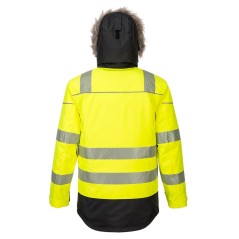 Casaco Parka de Inverno de Alta Visibilidade PW3 Amarelo
