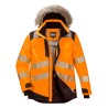 Casaco Parka de Inverno de Alta Visibilidade PW3 Laranja