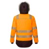 Casaco Parka de Inverno de Alta Visibilidade PW3 Laranja