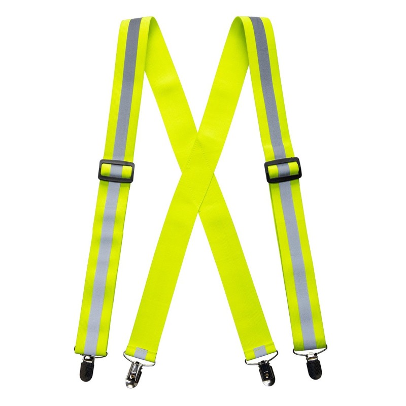 Alças Suspensório de Alta Visibilidade Amarelo