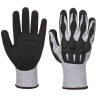 Luva TPV Impact Cut Cinzento/Preto