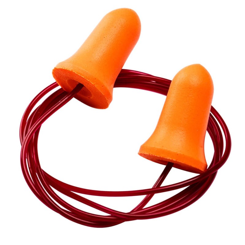 Tampões para os ouvidos Bell Comfort PU com fio (200 pares)