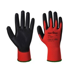 Luva PU Vermelho/Preto A641