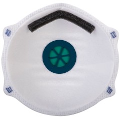 Máscara de protecção respiratória em forma de copo com válvula Dolomit