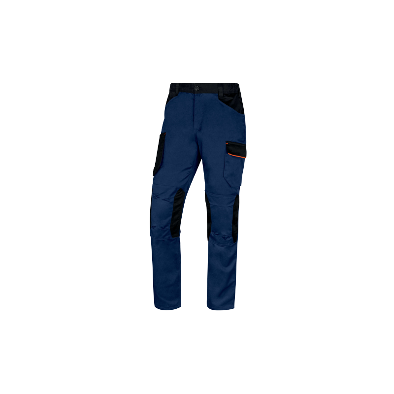 Calças de trabalho Stretch Mach2 Delta Plus Azul Laranja